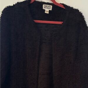Elegant Women's Open Front Cardigan /Warm/Chico’s Size 3 Ladies Size XL or 16